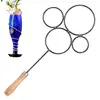 Round Bottle Heating Cutting Tool 4 Rings DIY art Crafts Practical Circle Glass Cutter Tool For Mold Repair And making supplies 2