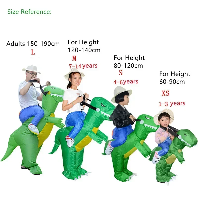 Inflatable Dinosaur Costume For Toddlers Kids Girl Adults Holiday Party Cosplay Costumes Animal Costume Funny Dinosaurs Cosplay Costume,Inflatable Dinosaur Costume