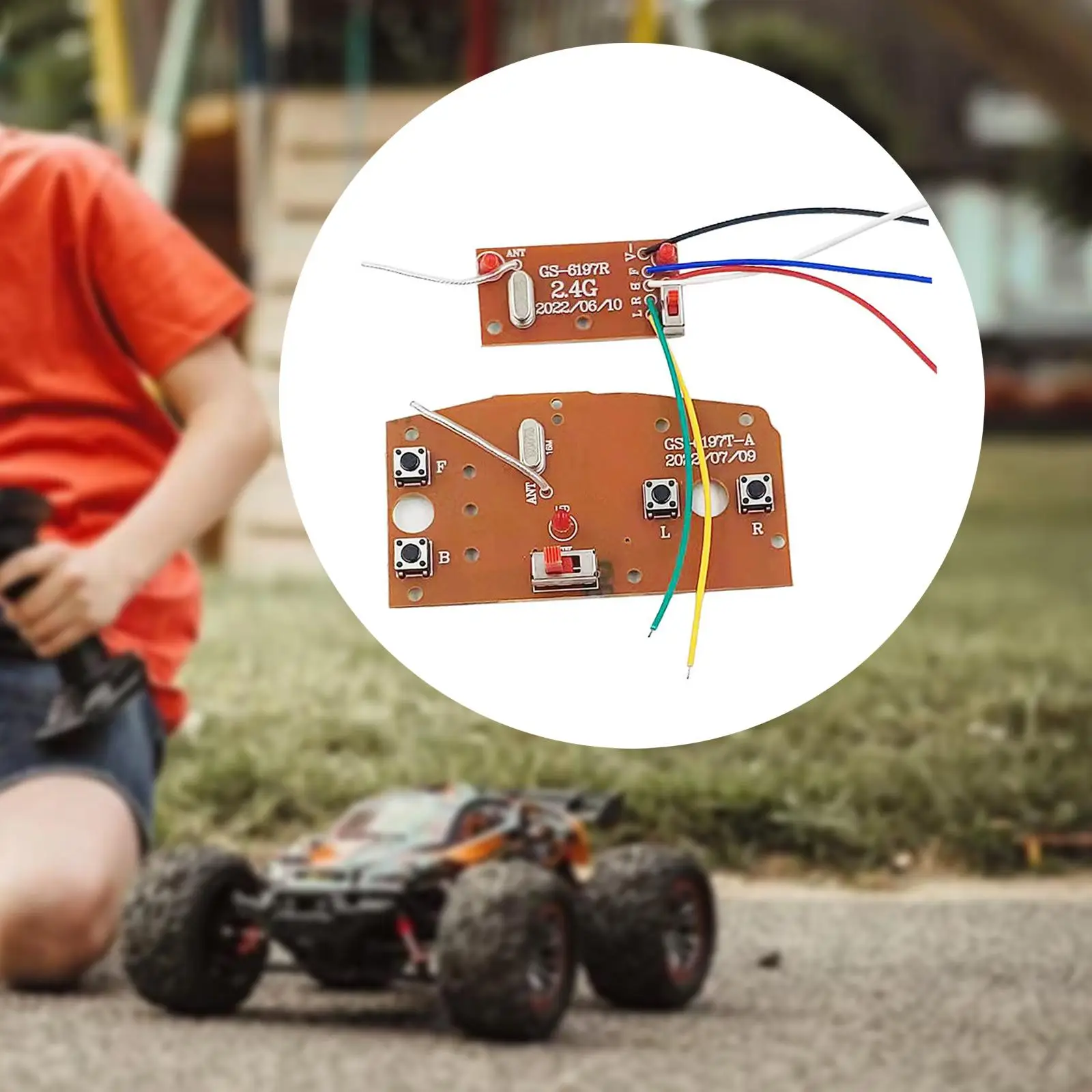 

Монтажная плата для радиоуправляемого автомобиля, высокопроизводительная 4-канальная запасная деталь для пульта дистанционного управления, лодки, транспортных средств, резервуара, модификация «сделай сам»