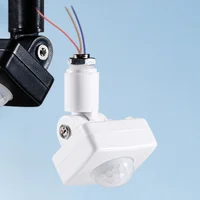 LED Motion Sensor 220V 110V Auto PIR Infrared Detector 180 Degree Rotatable Outdoor Timer Light Switch PIR Motion Sensor - Image 4