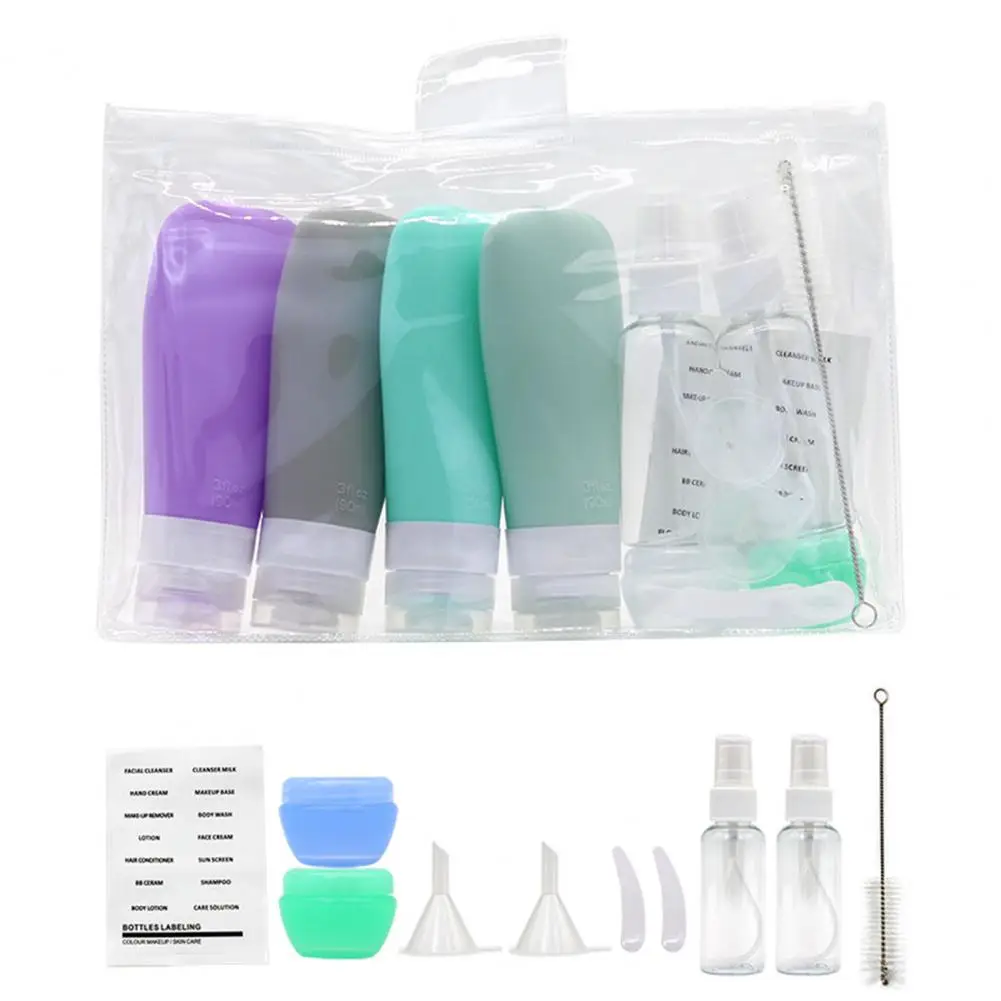

1 Set Dispenser Bottle Durable Reusable Good Sealing Hotel Supplies Shampoo Dispenser Shampoo Dispenser