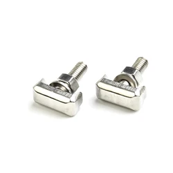 Automobile Stainless Steel T-bolt 19116852 2Pcs/Set Accessories Battery Terminal T-Bolt For Saturn 2010-08 Replacement