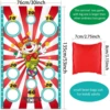 Sandbag Throwing Game Clown Flag Party Decor New Year 2024 Game for Home Parent-child Props Toss Games 6