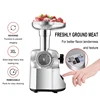 Industrial Meat Mincer with 3 Grinding Plates Sausage Maker Die-cast Aluminum Commercial Meat Grinder 4