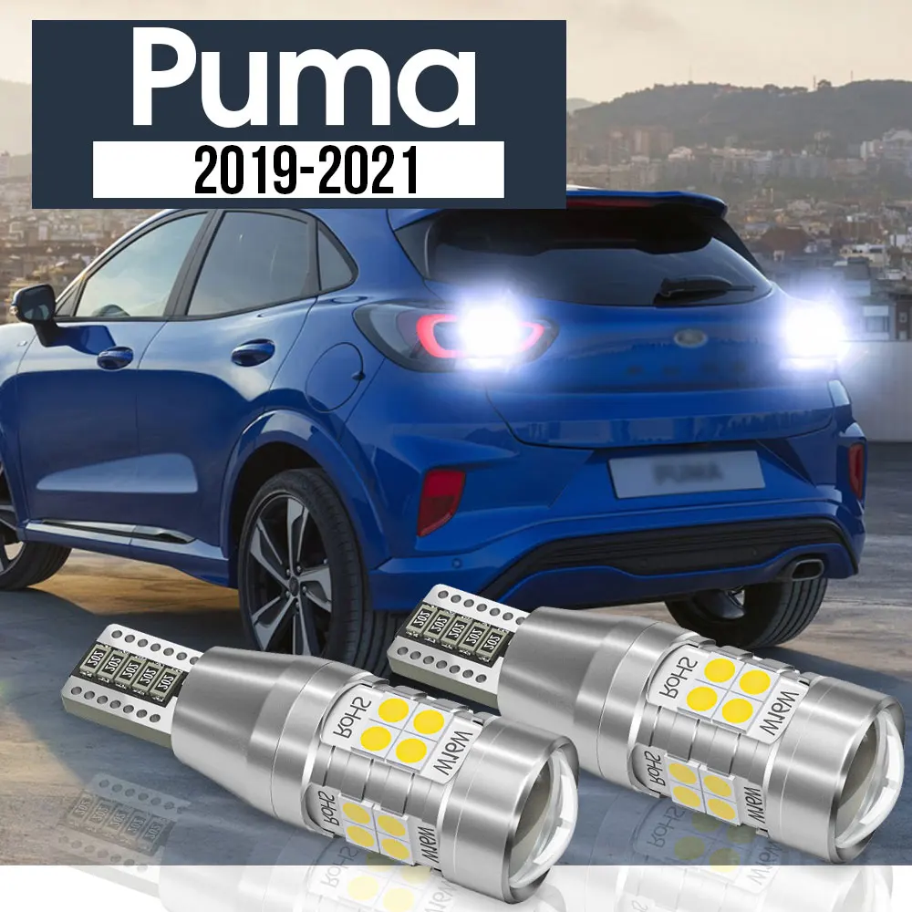 2 Pezzi Led Luce Di Backup Lampada Di Retromarcia Accessori Canbus Per Ford Puma 2019 2020 2021