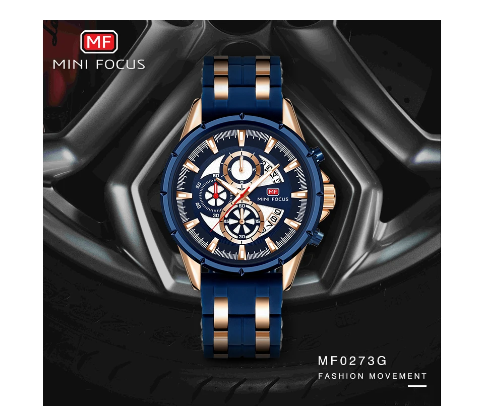 Relógio de quartzo MINI FOCUS para homens à prova d'água_voghion.com