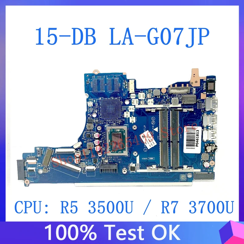 

L51325-001 L68778-001 для HP 15-DB 15T-DB 15-DX Материнская плата ноутбука FPP55 L46515-001 с R5 3500U / R7 3700U 100% протестирована