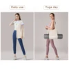Yoga Mat Bag Large Capacity Washable Foldable Lightweight Pilates Mat Case Bag Durable Canvas Carry Bag for Fitness Dance Gym 4