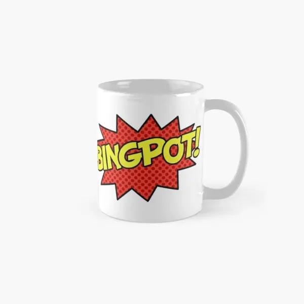 

Классическая кружка Bingpot, посуда для напитков, дизайнерская чашка, подарки, круглая чашка с принтом и ручкой для чая и кофе, простая фотография
