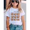 Children's Clothing Kawaii Cartoon Capybara Print Short Sleeve T-shirt Cute Capybara Lover Gift Animal Capybaras Harajuku Tshirt 1