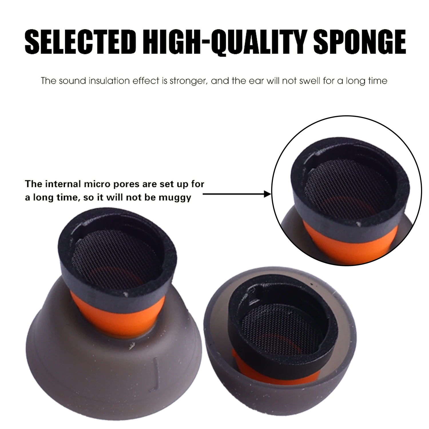 Versatile Soft Silicone Noise Reduction Earbud Tips