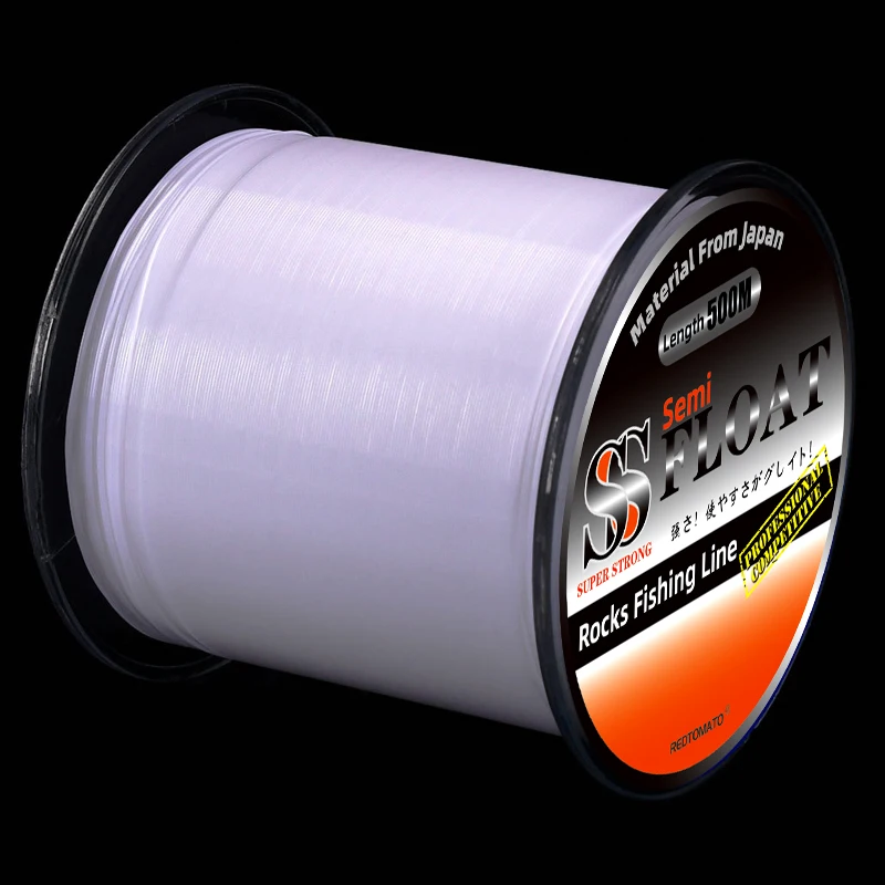 REDTOMATO Halbschwimmende Monofilament-Nylon-Angelschnur, 500 m, superstarke, treibende Angelschnur, Meeresköder, Angelzubehör – Detail 5