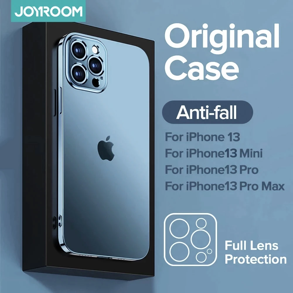Joyroom Luxury Case For iPhone 13 12 Pro Max TPU+PC Shockproof Phone Cases Full Lens Protection Cover For iPhone 13 Pro Max Case best iphone xr cases