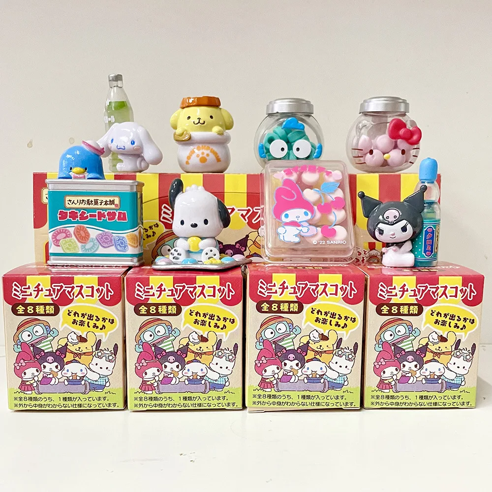 

Новый магазин конфет Sanrio, ретро фигурки с ветром в стиле ретро, Hellokitty Cinnamoroll, аниме фигурки, подарки для детей, кавайные игрушки