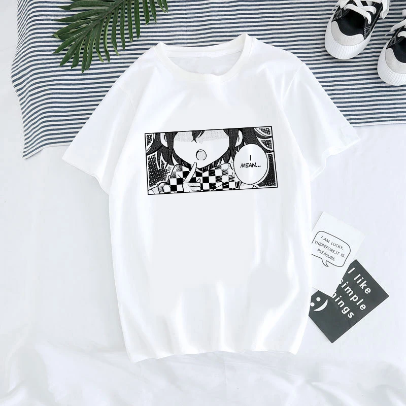 Danganronpa T  ϼ Ouma Kokichi ׷ Ƽ / Kawaii Nagito Komaeda Summer Tops Anime ϶ Ƽ Femlae