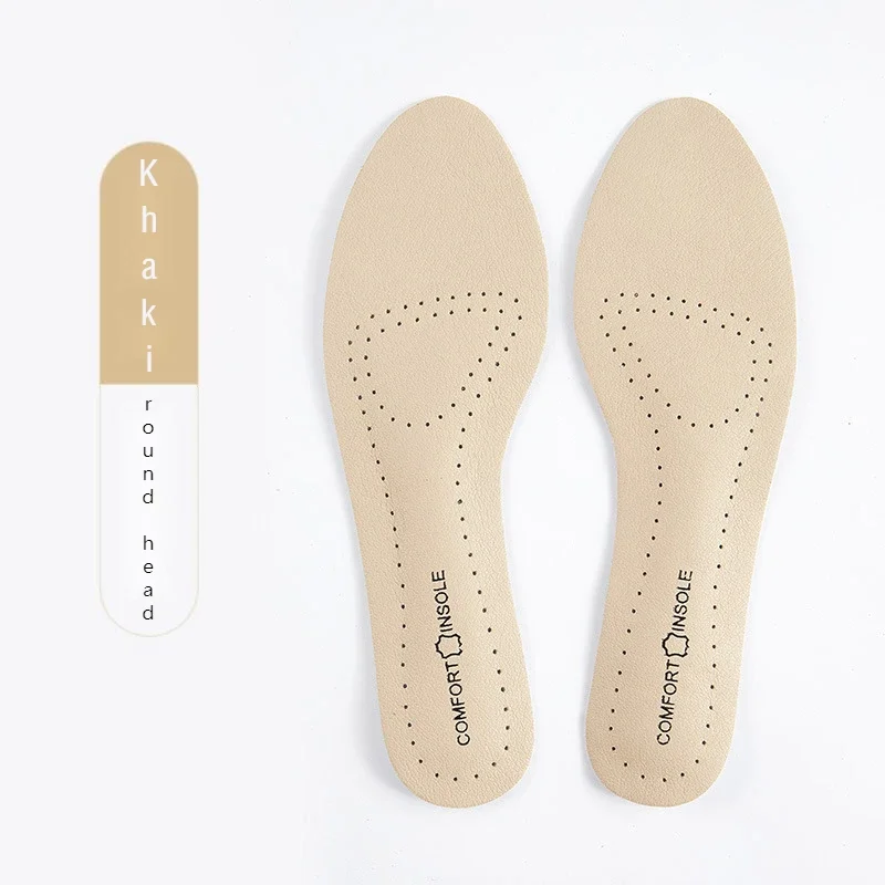 Leather Women Shoes Insoles Soft Non-slip Comfort Arch Support for Feet Plantar Fasciitis Relief Shoe Inserts