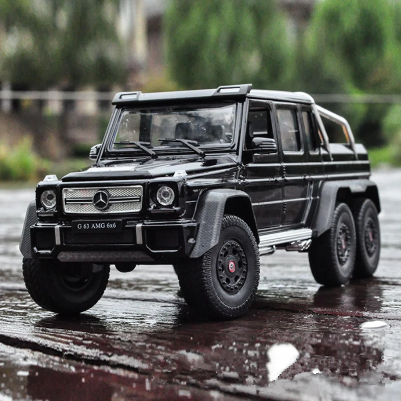 

WELLY 1:24 Mercedes-Benz G63 AMG 6*6 Alloy Car Model Diecasts & Toy Metal Off-Road Vehicles Car Model Simulation Childrens Gifts