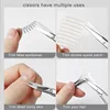 Eyebrow Scissors Eyelashes Nose Hair Trimmer Professional Eyebrow Scissors Nail Art Facial Hair Modification Beauty Makeup Tools 4