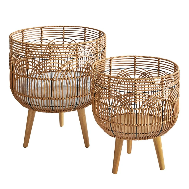 

Extra Large Decorative Home Baskets Flowers Handmade Boutique Decoration Storage Hand-Woven Flower Pot Decor Basket