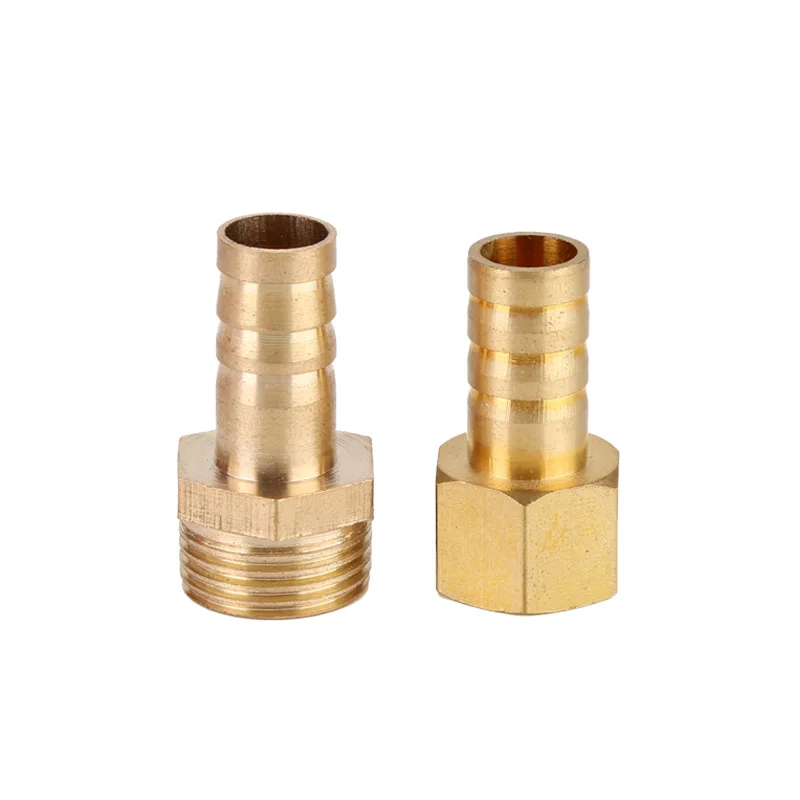 

PC PCF Pagoda Connector 12 18 20 25 30mm Hose Barb Connector Hose Tail Thread 1/2" 3/4" 1" BSP Brass Pipe Fitting Adapter