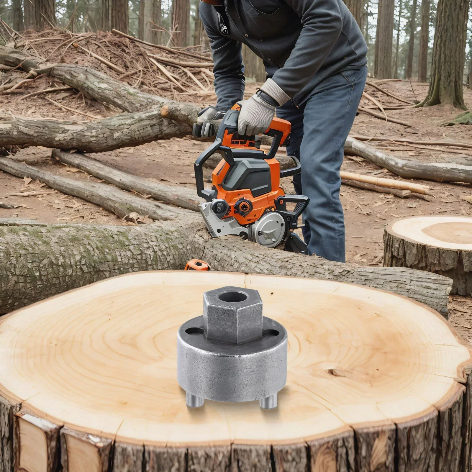 Hus-qvarnaチェーンソー用クラッチ取り外しツール、ガーデンツール