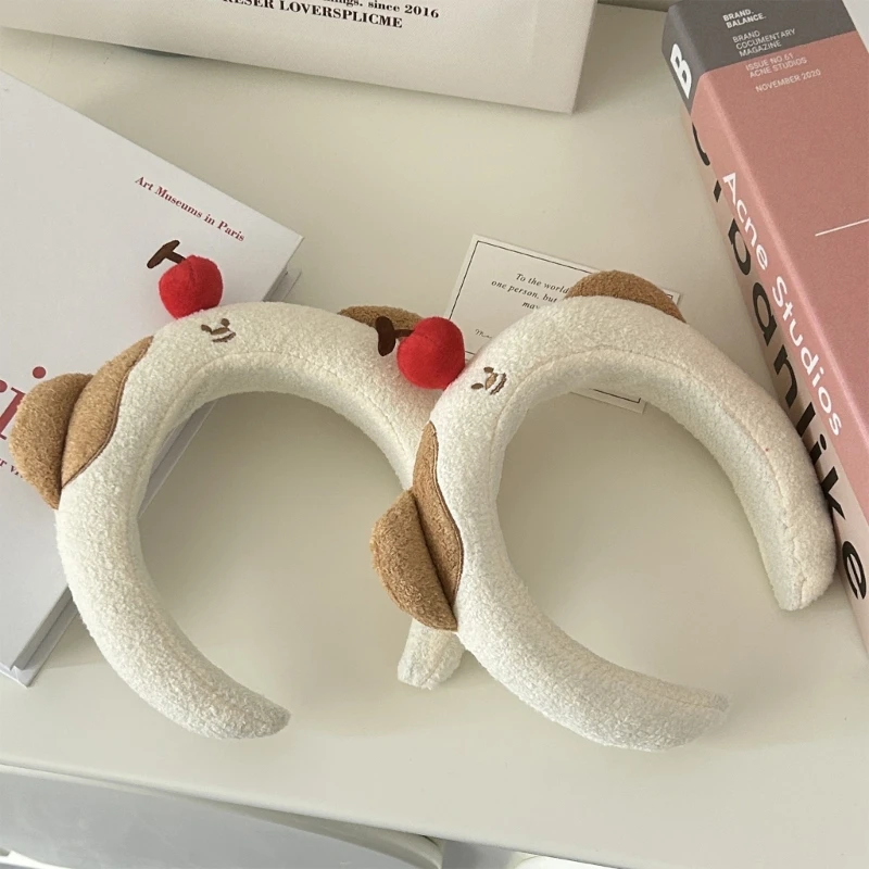 

Carnivals Headband Dog Ear Shape Hairband Party Headpiece Cosplay Animes Prop
