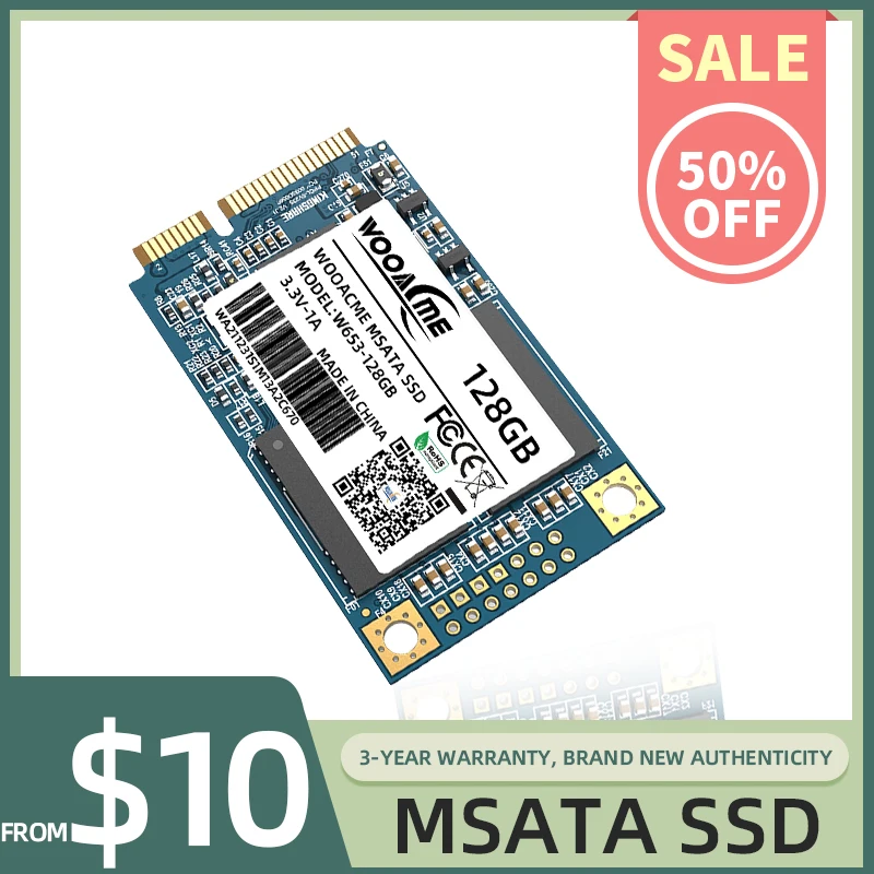MSATA 1 ТБ 2 HDD Mini SATA SSD для компьютера Внутренний твердотельный накопитель ноутбука