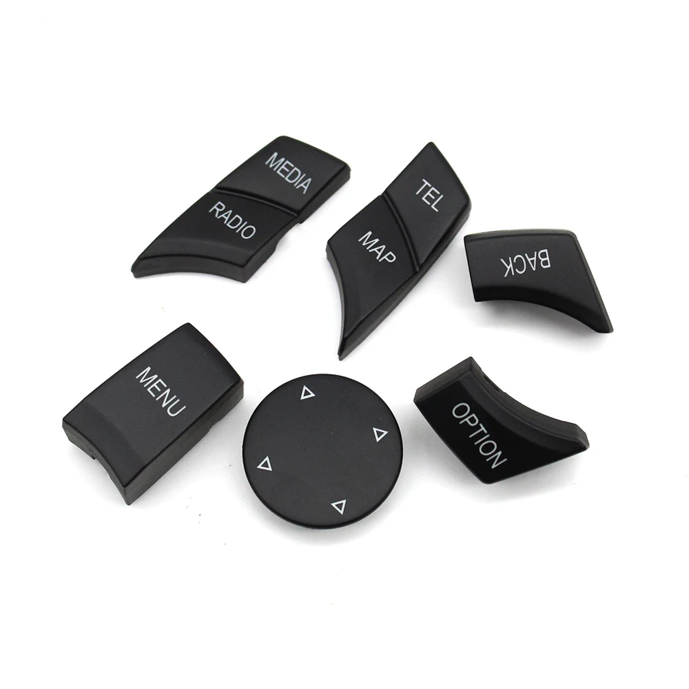 Car Console Multimedia Control Knob Button Cover For BMW 1 3 5 X1 