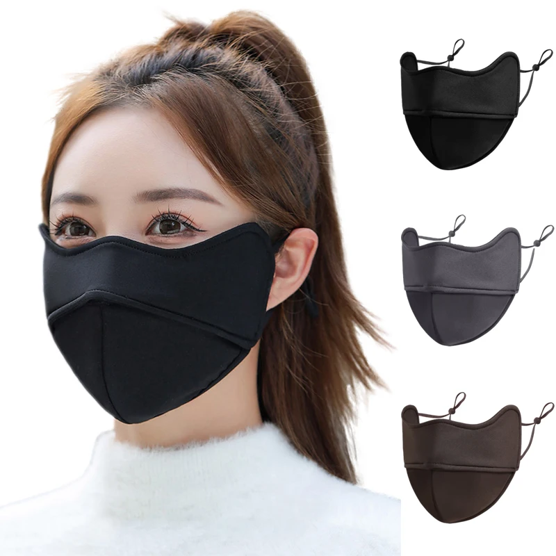 

Winter Warm Mask Outdoor Windproof Skiing Cycling Face Mask with Eye Protection Women Three-dimensional Mask Anti-UV Ski Mask