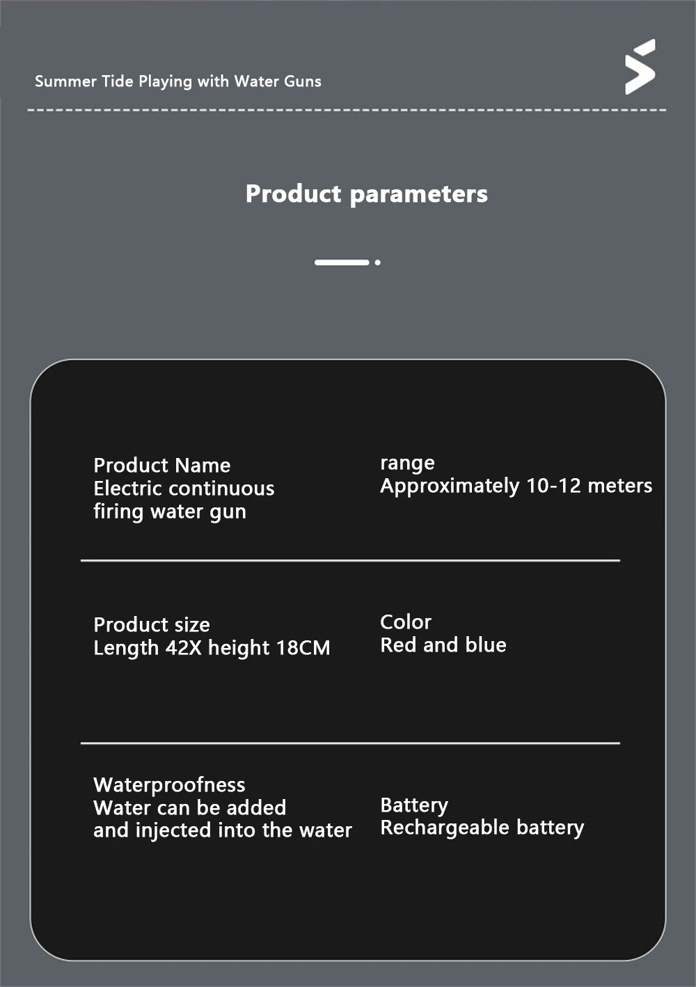 Electric Water Gun For Kids Adults