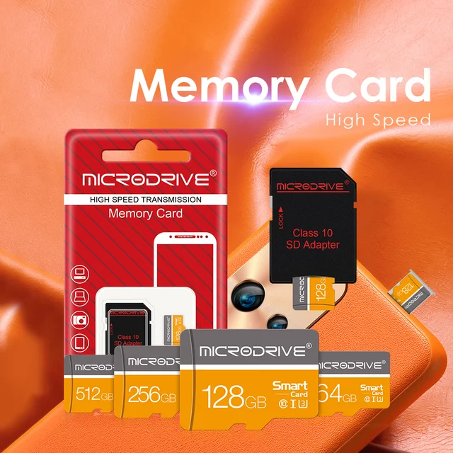 128GB MicroDrive Micro SD UHS-I Memory Card