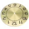 Replacement Clock Dial 9.5 Inch Clock Face DIY Quartz Wall Clock Advanced Appearance Aluminum Plate Clear Numerals 2