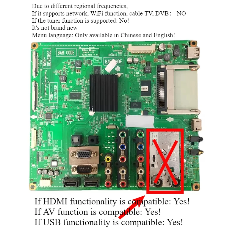 LGテレビメインボード LG 86UR340C9UD Main Board for 86