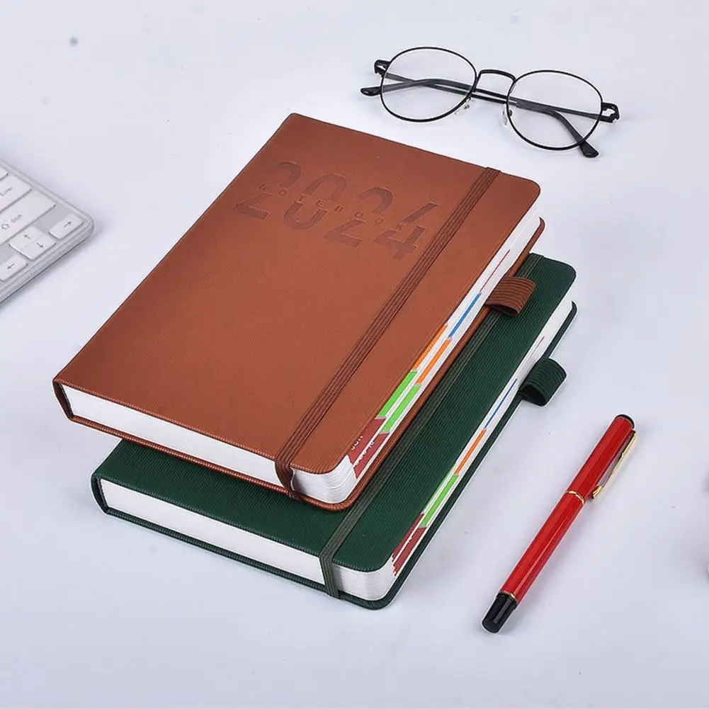 Faux Leather Notebook Portable Pocket Notepad Memo Diary Planner Agenda Organizer Sketchbook Office School Stationery Notebook