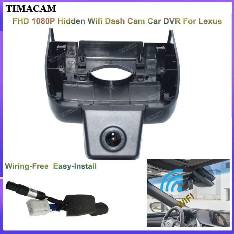 

New FHD 1080P WiFi Car Dvr Dash Camera For Lexus ES350 ES330 ES300 ES300h ES250 2008 2015-2017 2019 2020 2021 2022 Easy Install