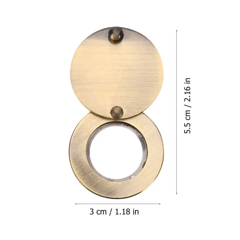 Safety Door Viewer Fixed Door Viewer Cover Privacy Peephole Lid Rotating Privacy Cover Door Viewer Lid  Privacy Plate
