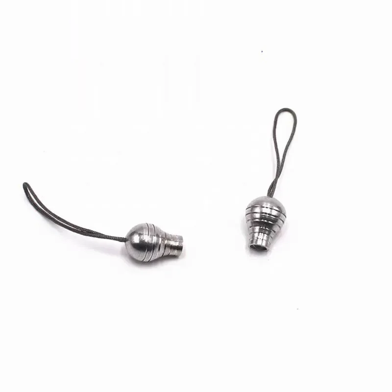 Key Chain Clip 10pcs Aluminum Alloy Round Fish Dart Tail M4 Universal Threaded Dart Tail Outdoor Fishing Accessories Outdoor Tools