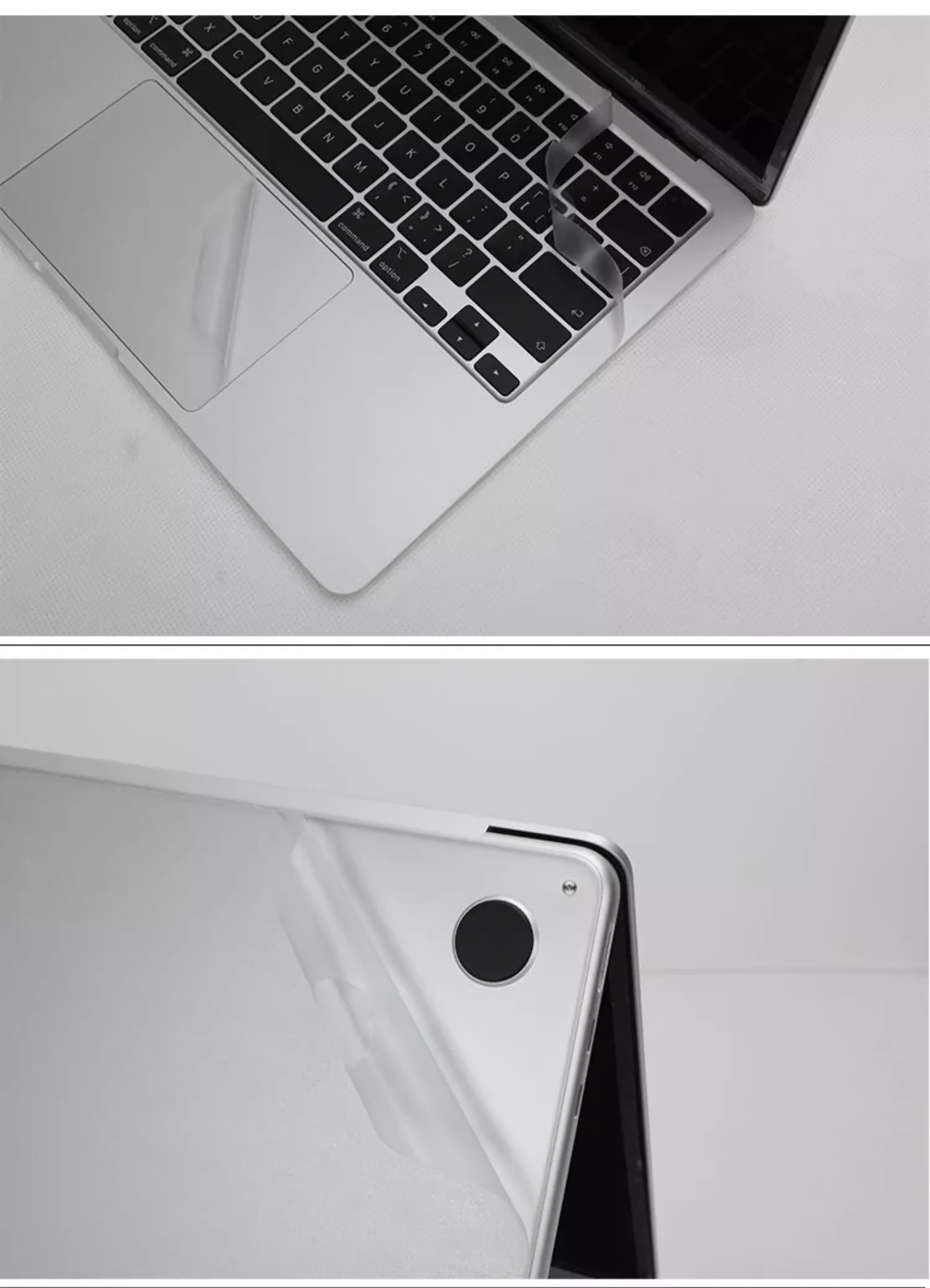 13 Inch Macbook Air Clear Skin Full Body Matte Clear Sticker Decal