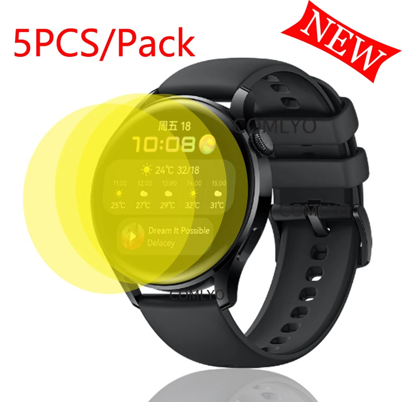 

5 шт./упаковка, Защитная пленка для Huawei Watch 3 Pro