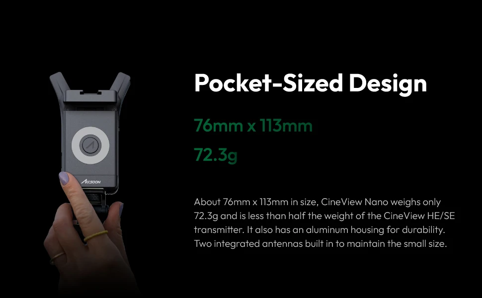 Беспроводной видеопередатчик Accsoon CineView Nano 5G HDMI