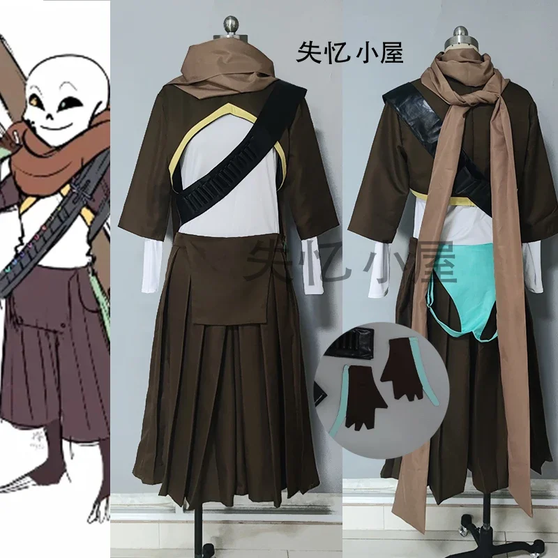 

Anime Undertale Sans Christmas Style Cosplay Costume Halloween Party Outfit Custom Made For Women Men