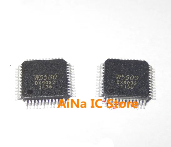 

10 шт./партия W5100 W5300 W5500 QFP100 100% Новый встроенный контроллер Ethernet