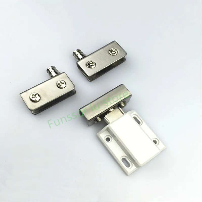 Stainless steel Glass cabinet door hinge sets for bar glass cabinets showcase hinge Glass clamp for glass thickness 5-8mm stainless steel hinges door hinges shower room glass clamp