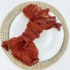 6PCS Sage Gauze Cheesecloth Napkin Table Placemats Setting Dining Wedding Party Banquets Christmas Banquets Arches Cake Decor 6