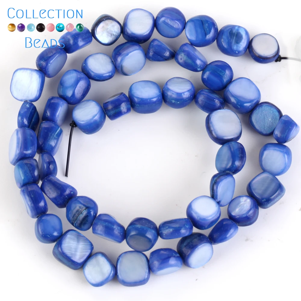 Natural Colorful Shell Beads Irregular Seashell Mother Of Pearl Beads For Jewelry Making DIY Bracelet Necklace Accessories 16"