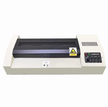 13 Inch Thermal Laminator Machine 330mm 10 Mil Pouch 23"/min Speed Dual Heat Hot Cold System for Photo Office Business APLP330 1