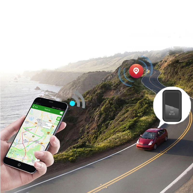 Traceur Gps Voiture, Mini Tracker Gps Suivi En Temps Réel, App Sans