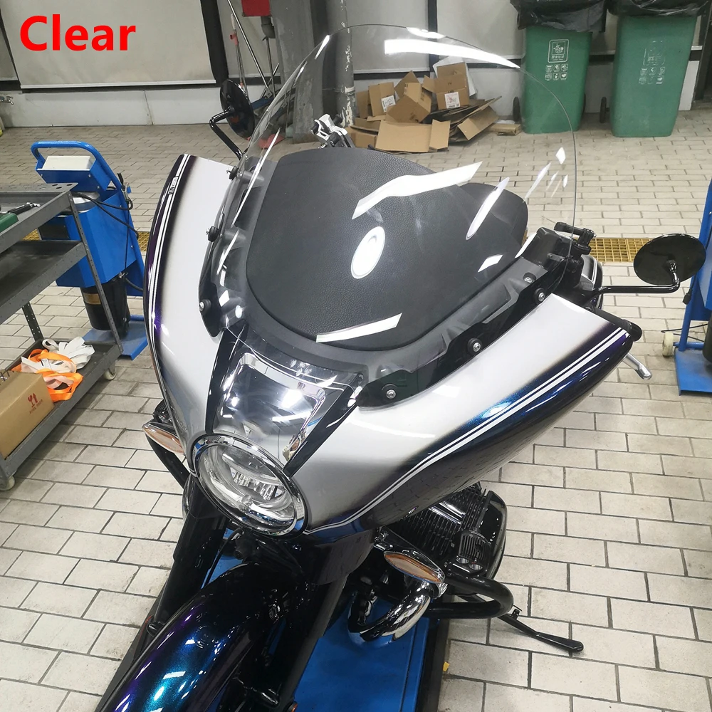 Motorcycle Screen Protector Motorcycle Windscreen Windshield Cover Wind Screen Shield Airflow Deflectors FOR BMW R18 Bagger R 18 Transcontinental