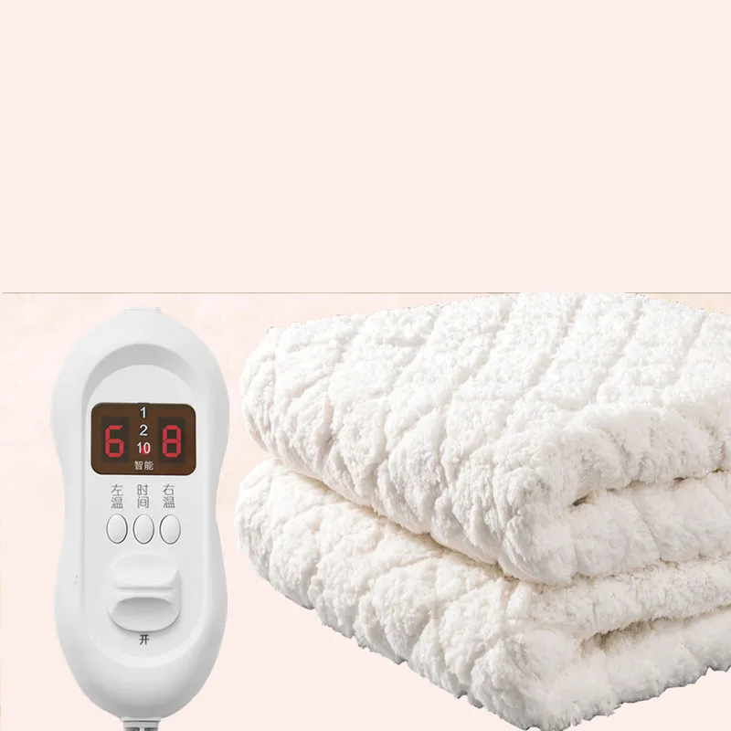 King Size Double Electric Blanket Single Waterproof Heated Sheet Thermal Blanket  Safe Home Timed Manta Electrica Body Warmer - AliExpress