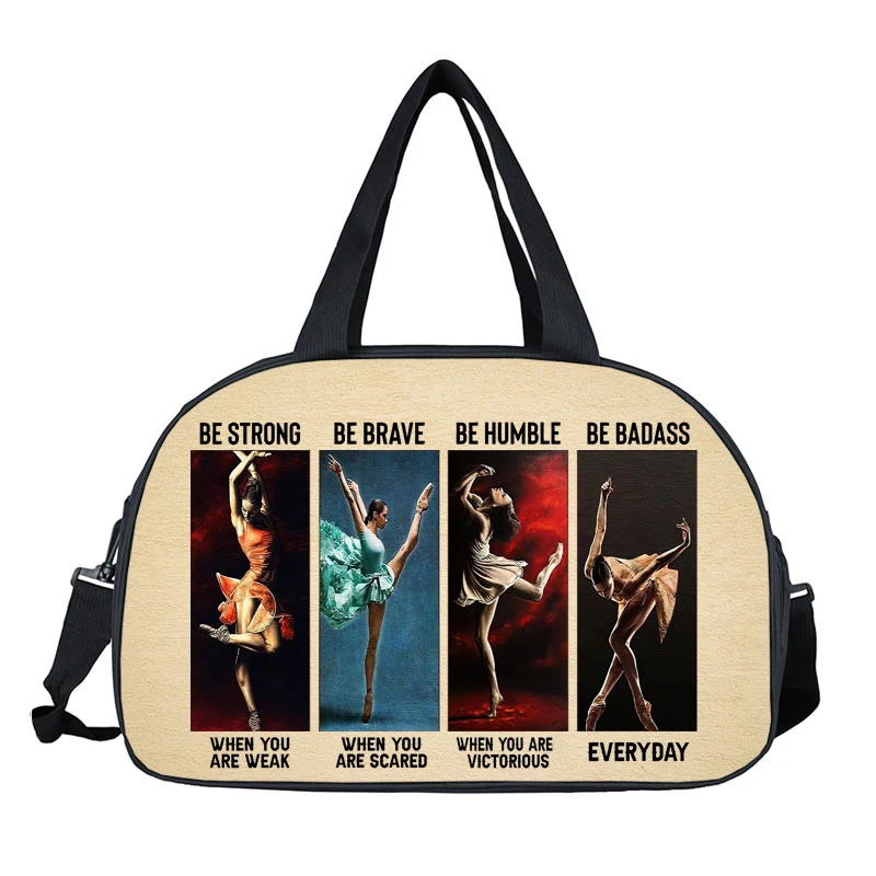 Ritmische Gymnastiek/Balletdanser Reizen Duffle Bags Elegante Vrouwen Handtas Dames Multifunctionele Reis Draagtas Schoenenhouder